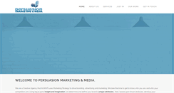 Desktop Screenshot of persuasionmarketingandmedia.com